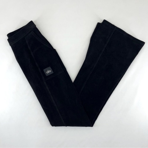 ALO Micro Corduroy Winter Break High Waist Flare Pants | XS - Picture 9 of 11
